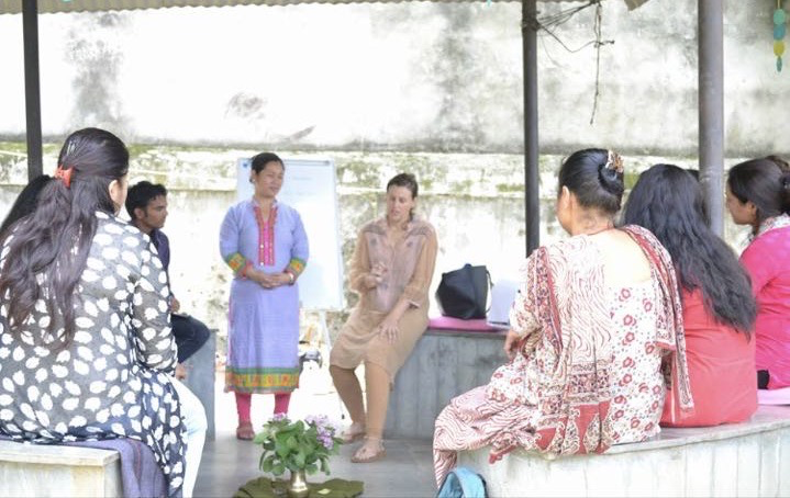 Lisa Bono in Nepal